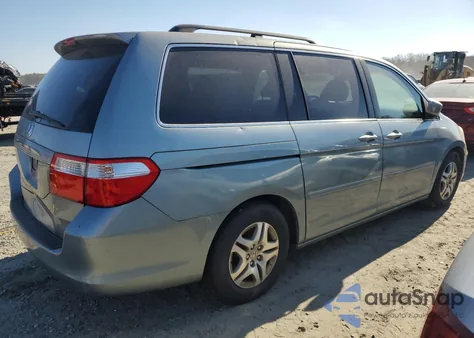 2006 Honda Odyssey Ex z USA, uszkodzony, nr VIN 5FNRL38416B108192